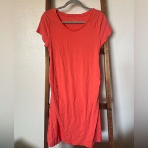 Liz Lange Coral Maternity Dress